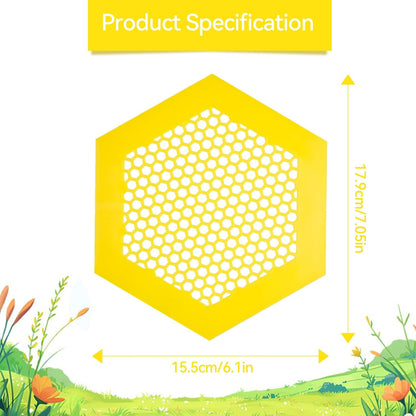 Proxima Direct 1 Pack Large Floating Bee Island for Driking Floatable Bee Waterer Bee Feeder with Beehive Design, Floating Watering Station for Feeding for Outdoor Garden (Yellow)