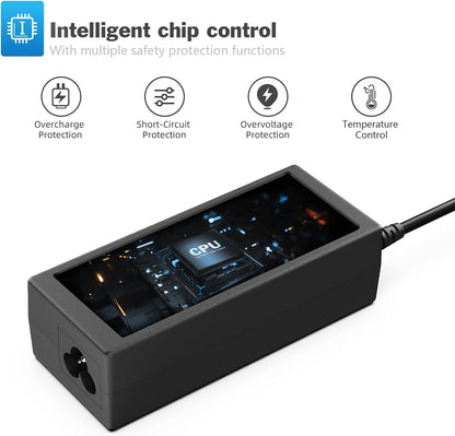 65W AC Adapter Laptop Charger Replacement for Dell Latitude E6420 E6430 E6430s E6430U E6440 E6500 E6510 E6520 E6530 E6540 E7240 E7250 E7440 E7450 LA65NM130 HA65NM130 Power Supply Cord Plug