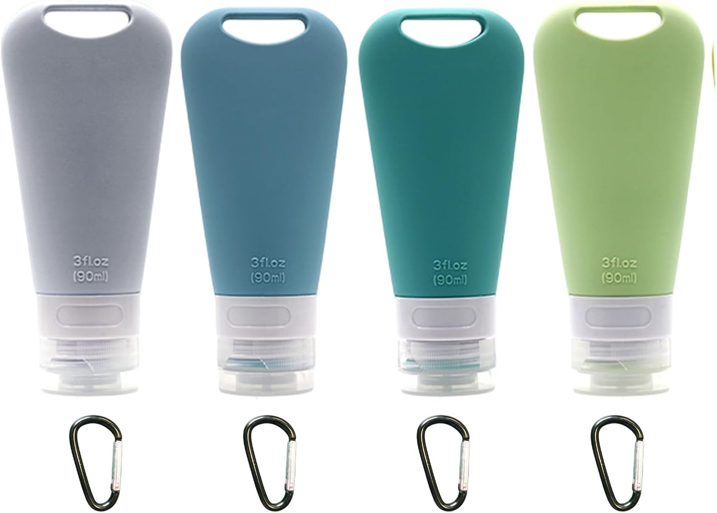 Refillable Lotion Dispensers - Travel Size Toiletries | Leak-Proof Toiletry Containers For Lotion, Body Wash, Cream, Camping, Puppy Bathing Necessities, Outdoor Travel Gear For Men & Women