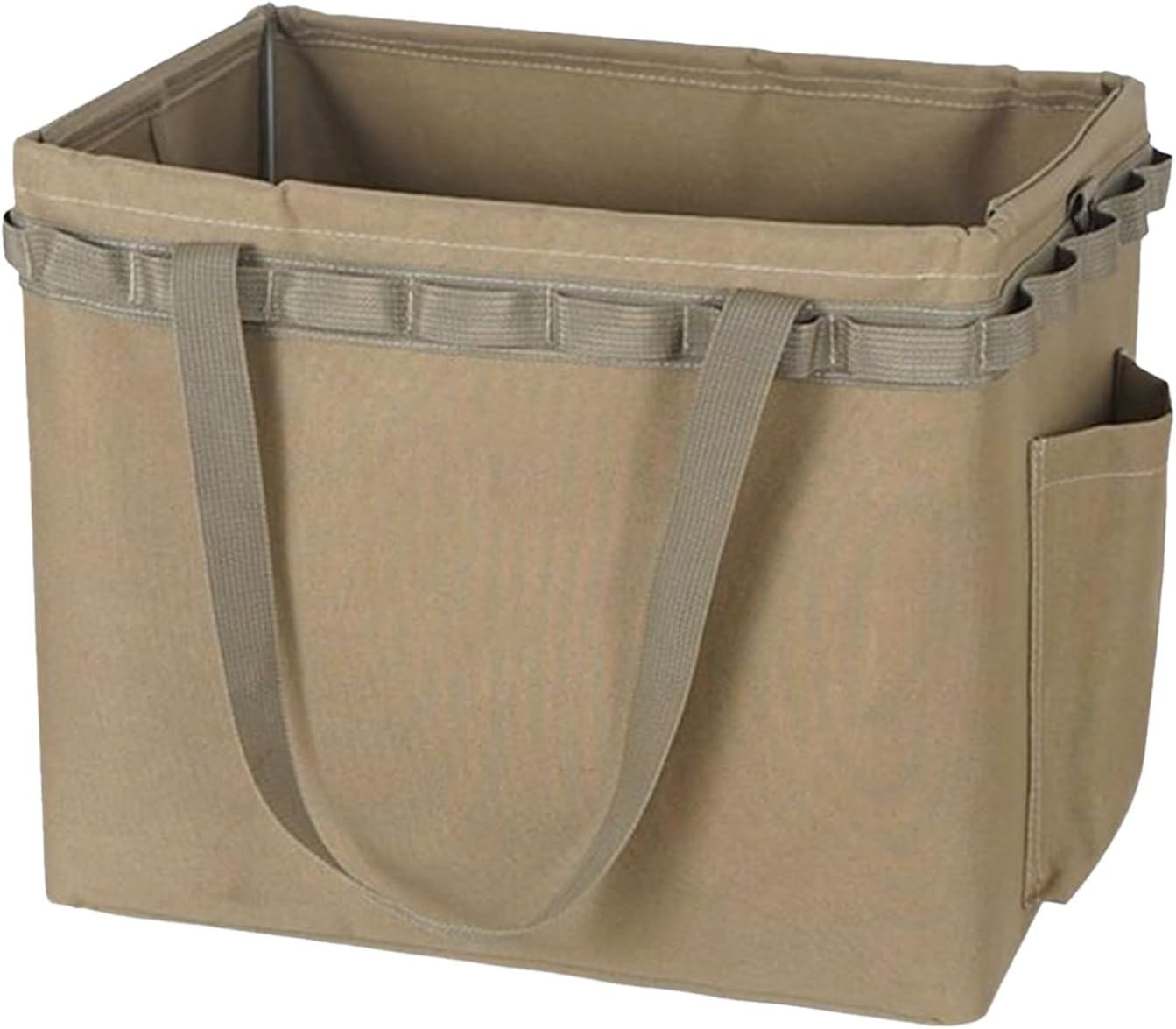 Camping Duffle Bag, Travel Gear Organizer, Impermeabile Tote Bag with Massive Storage Capacity and Foldable Design for Closet, Camping, Oro Outdoor Adventures, 1 pezzo, cachi, Se référer au descriptif