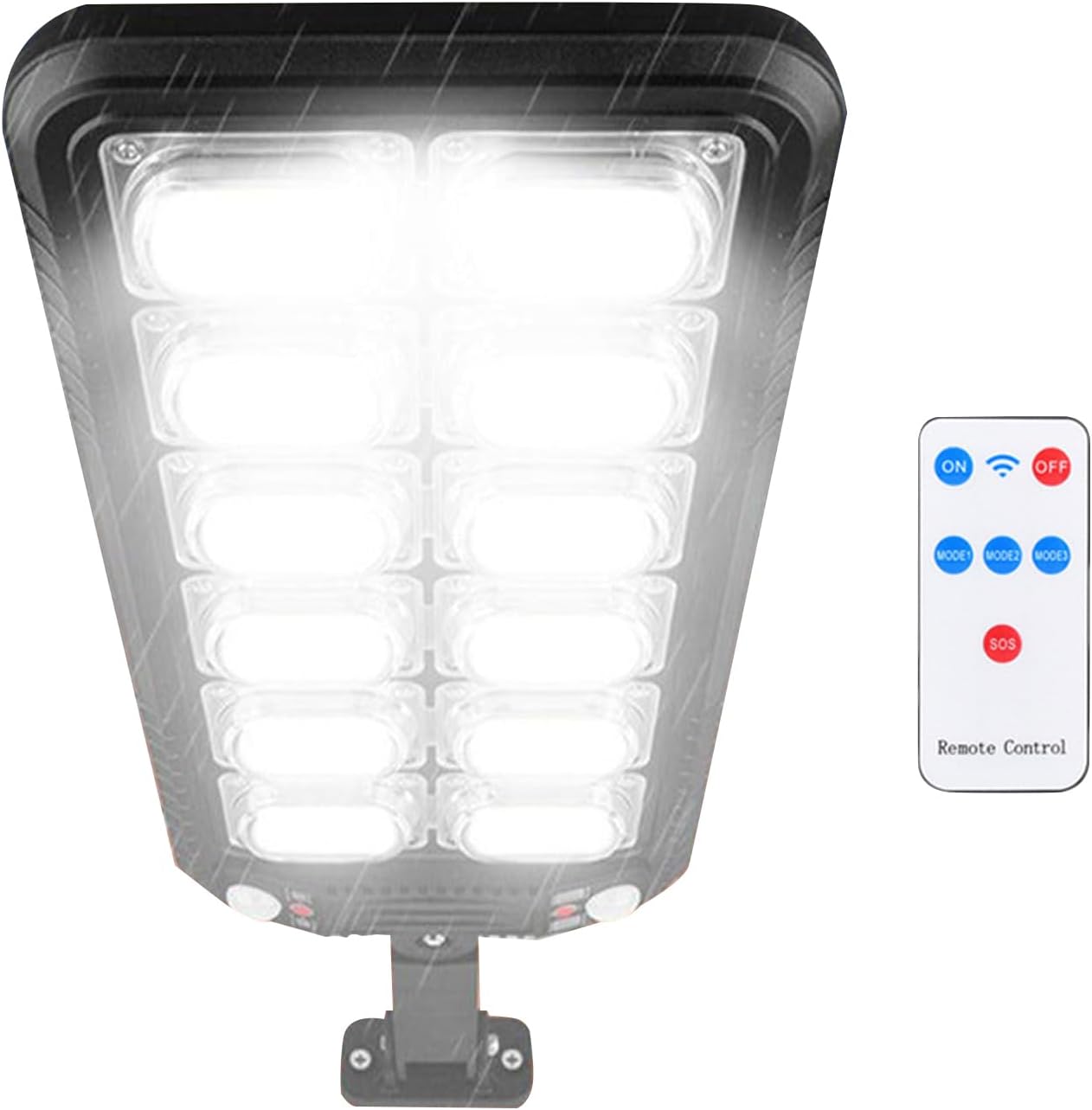Generico Solar Pathway Lights, Motion Sensor Cordless Garden Lamps, Waterproof LED Outdoor Lighting for Patio, Energy Saving Solar, Easy to Install, Power Yard, Path, Lawn and Park