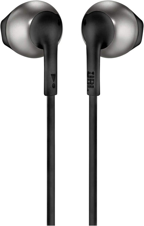 JBL Tune 205 Wired In-Ear Headphones with One-Button Remote/Mic - Black