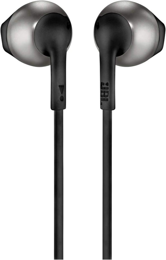 JBL Tune 205 Wired In-Ear Headphones with One-Button Remote/Mic - Black