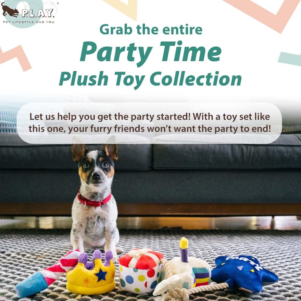 P.L.A.Y. PET LIFE AND YOU Dog Toy_Plush Toy - Party Present_XS