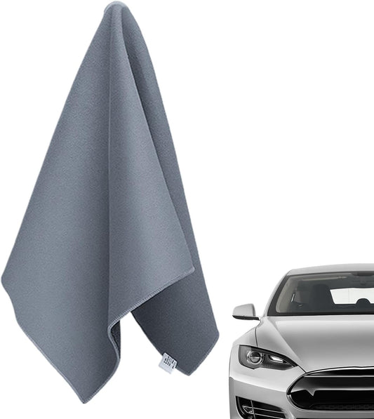 Generico Car Cleaning Towel, Double Sided Microfiber Rag, 11.81 x 23.62 Inches, Ultra Water Absorbent, Lint Streak Design, Auto Detailing for Car, Kitchen and Bathroom (Multicolour)
