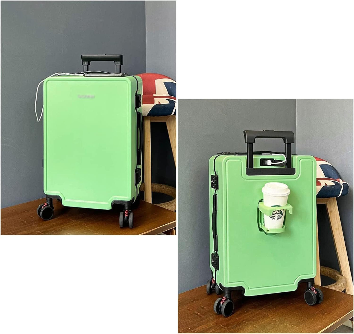 Cabin Luggage Multifunctional Cabin Luggage Security Anti -Theft Large-Capacity Partition Storage Universal Hardside Luggage Aluminum Frame Travel Carry-Ons