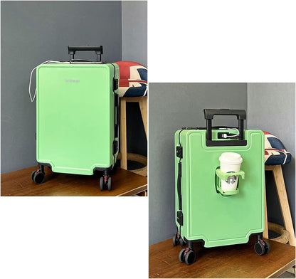 New Multifunctional Cabin Luggage Security Anti -Theft Large-Capacity Partition Storage Universal Hardside Luggage Aluminum Frame Carry On Luggage