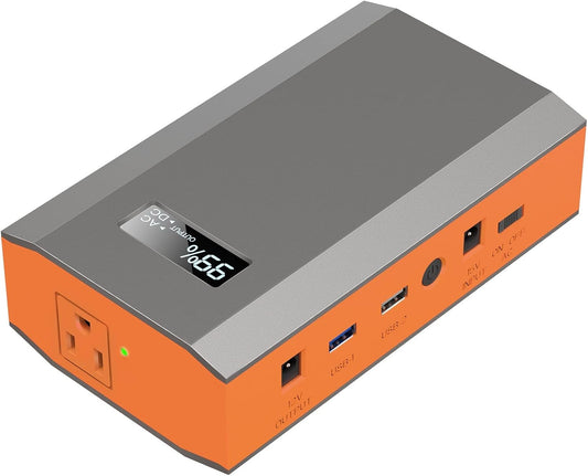 ZeroKor Portable Power Bank with AC Outlet, 65W/110V Portable Laptop Charger Battery Bank, 24000mAh/88.8Wh Power Pack External Battery Pack,Backup Power Source for Outdoor Tent Camping Home Office