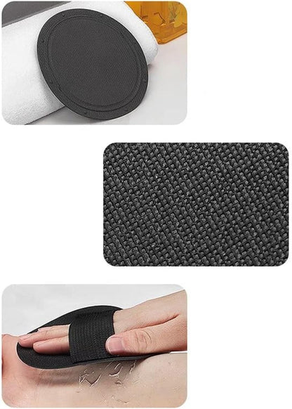 Body Wash Scrubber, 5 Piece Shower Sets, 5.5 Inches Rubber Deep Cleaning & Gloves Mud Removal, Massaging Tools for Travel, Elderly Care, Gentle Yet Skin Exfoliation, and Massaging