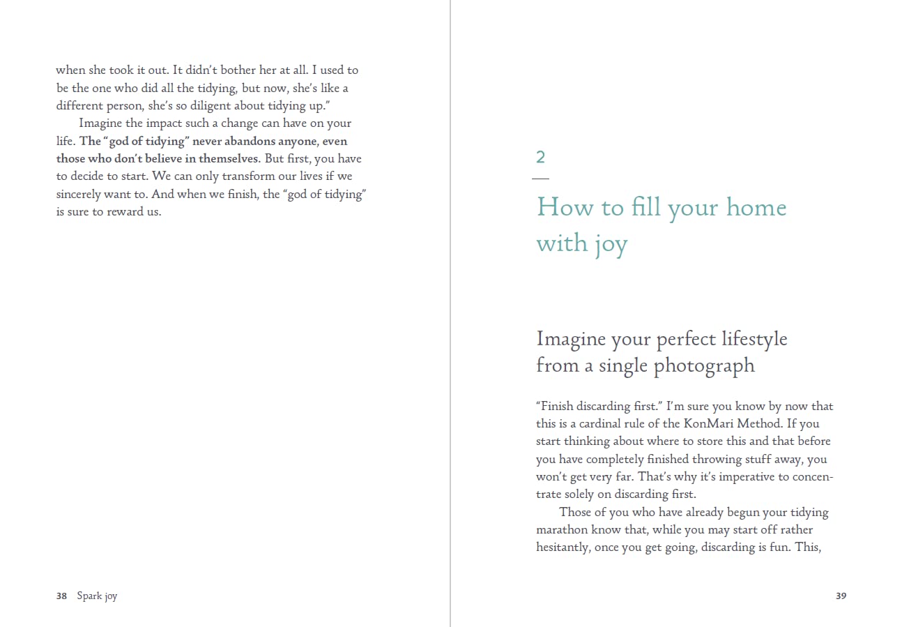 Spark Joy: An Illustrated Master Class on the Art of Organizing and Tidying Up