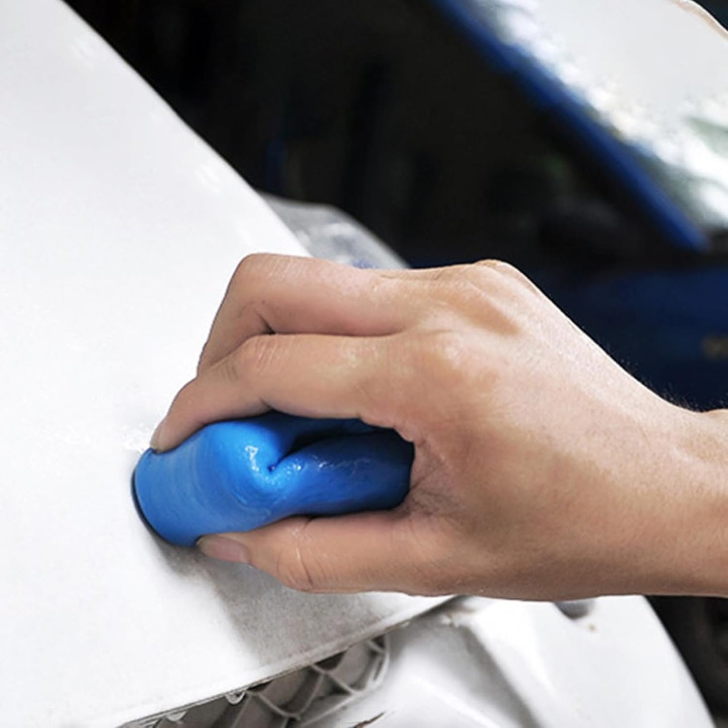 Car Wash Cleaner, Automotive Dust Remover, 7.09 x 3.94 x 2.36 inches, Auto Cleaning Supplies, Interior Detailing Tool, Silica Clay Material, for Stubborn Stain Dirt, Hard Reach Area