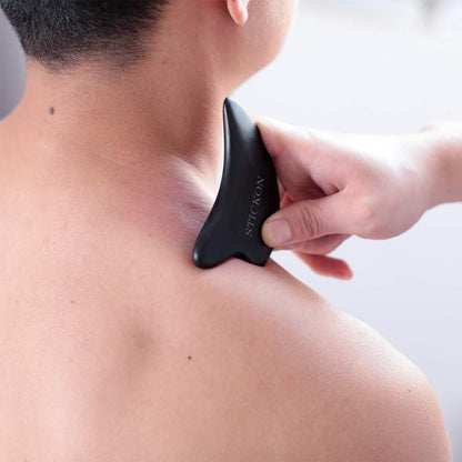 STICKON Bian Stone Gua Sha Scraping Massage Tool myofascial release tools for Soft Tissue Therapy and Reduce Back, Legs, Arms,Shoulder Muscle Pain