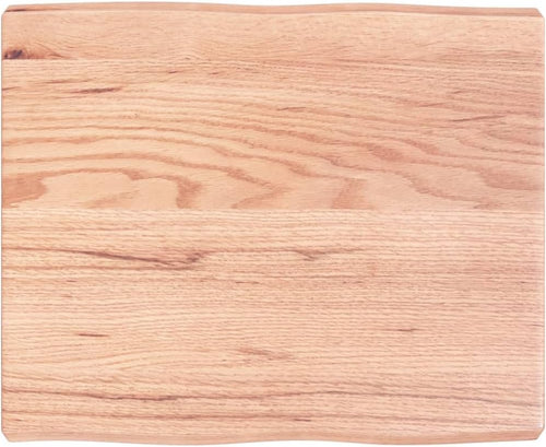 Homgoday 60 x 50 x 6 cm Light Brown Solid Oak Tabletop, Live Edge Design, Replacement Coffee Table, Dining Table, Desk Top, Durevole & Elegant Wood Surface