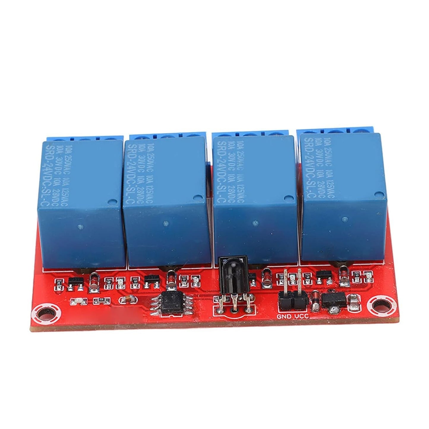 4 Channel Relay Module Infrared Remote Control Switch Set for Home Automation System (24V)