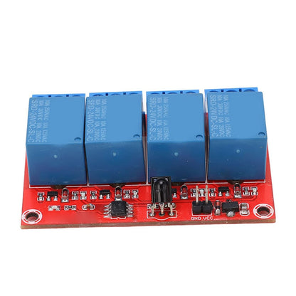 4 Channel Relay Module Infrared Remote Control Switch Set for Home Automation System (24V)