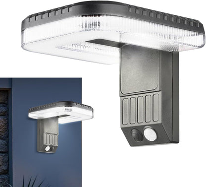 Solar Outdoor Wall Lights, Exterior Smart Sensing Lamps, High Brightness LED Light Fixture, 4.92 x 4.72 inches Compact and Energy-Saving for Patio, Yard, Pathway, Backyard, Garage