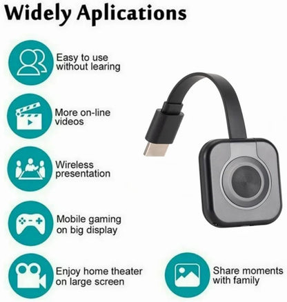 GMBYLBY Screen for Phone Screen Mirroring Adapter Connect Multiple Devices for Home Entertainment Screen Mirroring