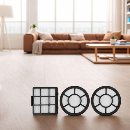 Cleaning Essentials include due filtri per contenitore della polvere e un filtro di scarico compatibile con VCM43B16H, B07C41FMF1