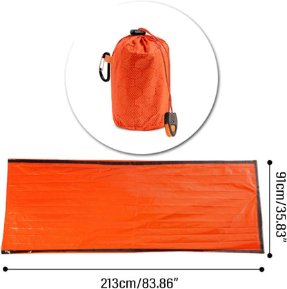 Bib Bee Bag Aluminum Film Survival Sleeping Bag Warm Tube Tent Survival Bib Bee Bag Water Tight Blanket