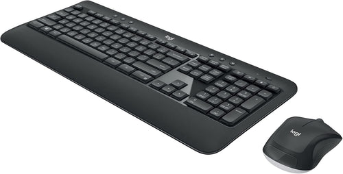 Logitech MK540 Advanced Wireless Keyboard and Mouse Combo for Windows, QWERTZ German Layout - Black