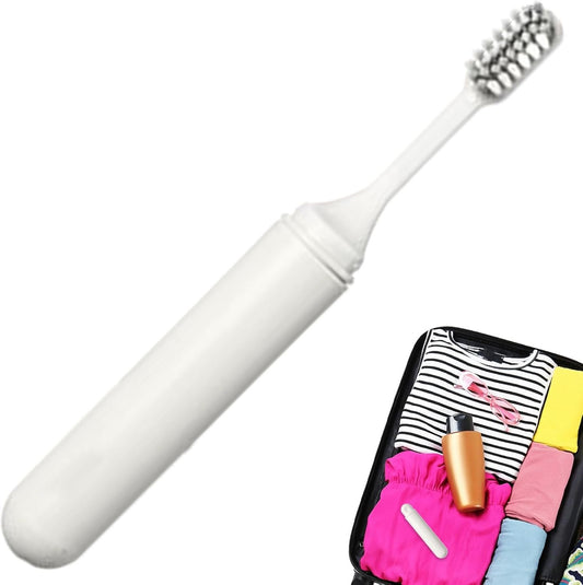 Travel Toothbrush Foldable - Travel Toothbrush | Travel Accessories Soft Bristles Toiletries With Detachable Head, Portable Cleaning Tools For Traveling Backpacking Camping Work, Compact Design,