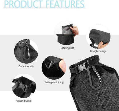 Travel Soap Bag - Waterproof, Leakproof Travel Soap Case,Quick Dry Bar Soap Pouch Travel Soap Container with Hanging Mesh Bag Shampoo Bars & Conditioner Bars, Gifts for Travel Camping Enthusiasts