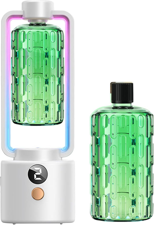 zwxqe Aromatherapy Diffuser, Wall Mounted Oil Diffuser, Smart Timing Air Freshener, Adjustable -Level Modes, Ideal for Yoga Room Toilet Hotel Nursery Indoor Use
