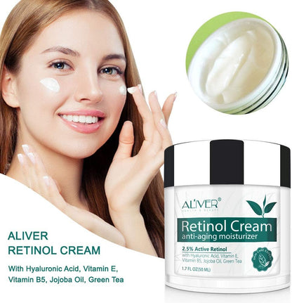 Retinol Face Cream, IFUDOIT Moisturizing Face Cream with 2.5% Retinol, Hyaluronic Acid, Anti-Wrinkle Day and Night Cream for Women and Men, for All Skin Types