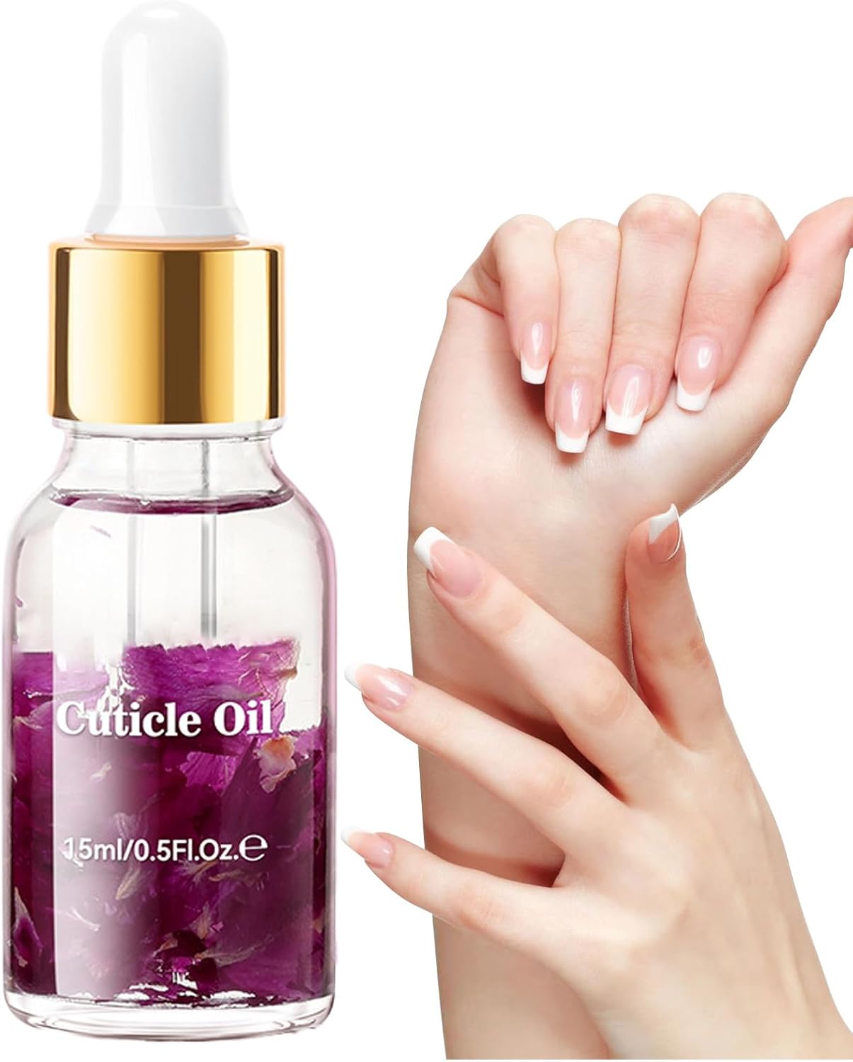 Nail Cuticle Oil, Fingernail Care Set, 15ml Mild Cuticles Repairing, Product Nourishing, Formula for Home Use, Damaged Fingernails Caring, Moisturizing, Daily, Women