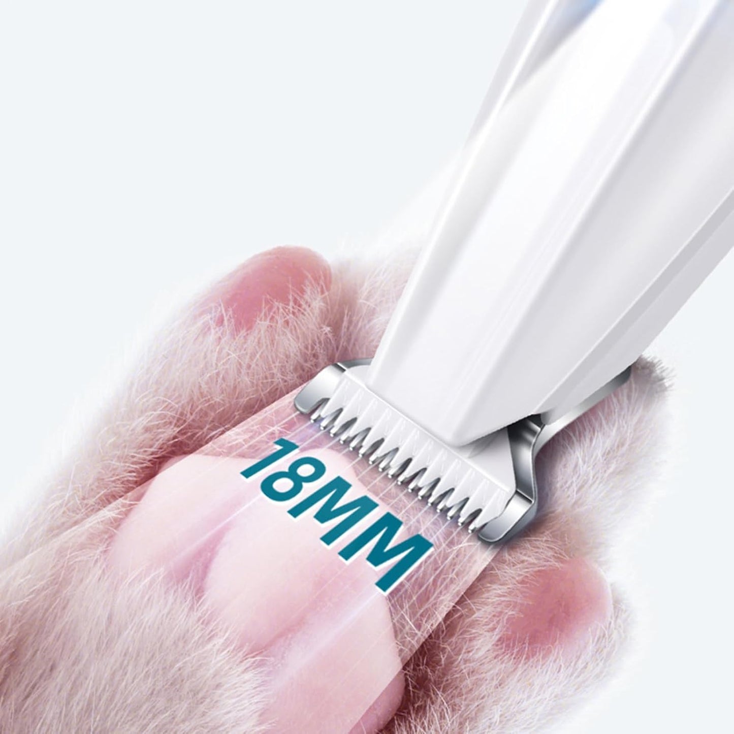 Cat Grooming Clippers, Puppies Precision Trimmer, 1.26x1.26x6.69 Inches Compact Rechargeable Pet Clippers, Waterproof Blade Ideal Grooming Tool for Cats and Small Dogs at Home