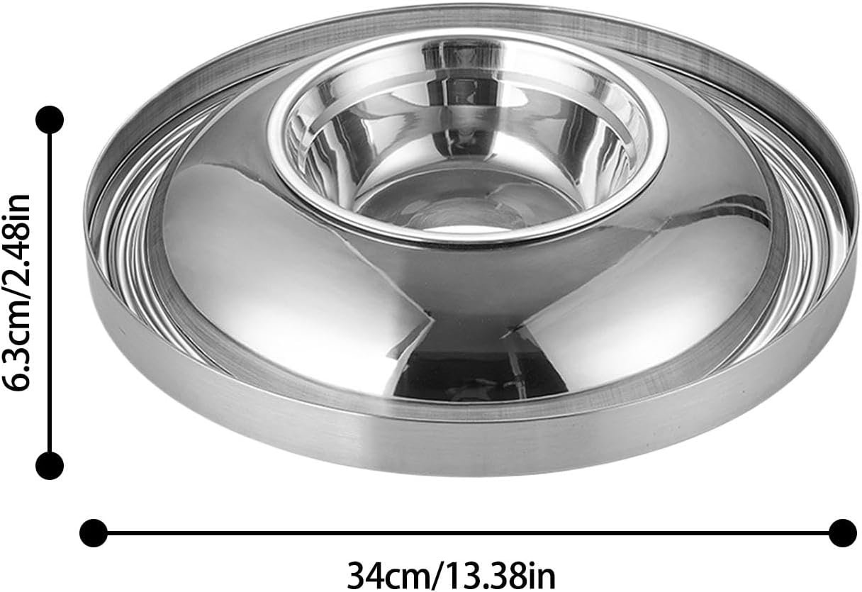 Zuasdvnk Ciotola lenta per gatti, ciotola per cibo per mangiare lentamente, ciotola per cibo integrata con irrigazione lenta, ciotola per cuccioli con imbottitura in silicone antiscivolo