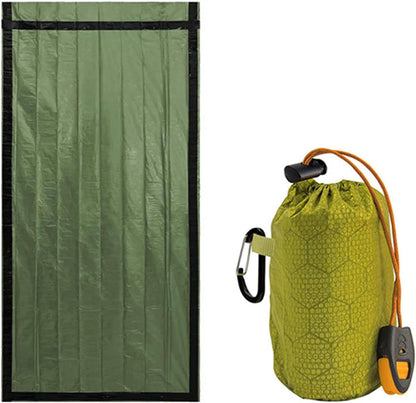 Bib Bee Bag Aluminum Film Survival Sleeping Bag Warm Tube Tent Survival Bib Bee Bag Water Tight Blanket