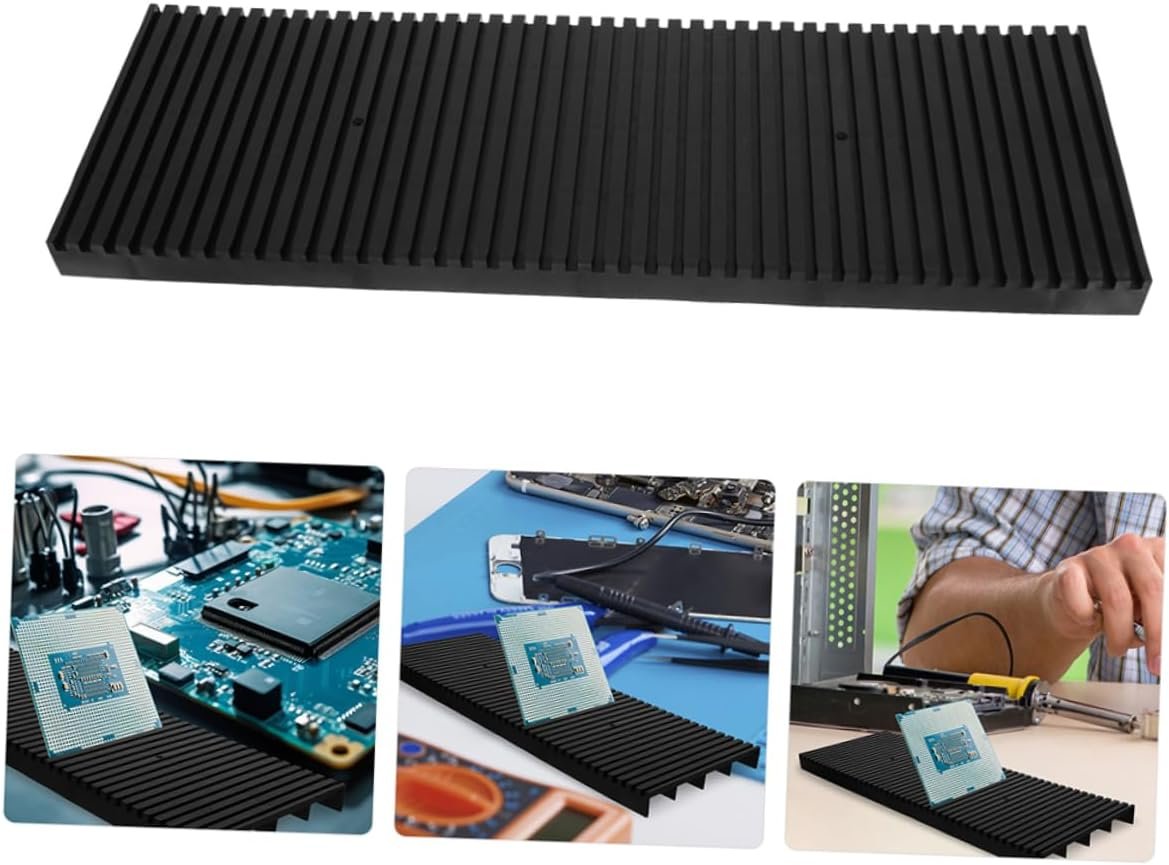 HOMOCONO 2pcs Antistatic Storage Rack for Drying Static Tray with Striped Design Efficient Electronic Circuit Board Holder for Workspace Organization