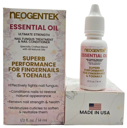 Essential Oil Fight Nail Fungus I Made in USA | Pure Natural Ingredients I Ultimate Strength Superb Performance | Promotes Healthy Nail | Renew | Restore Weak & Discolored Nails 14 ML Brand: Neogentek