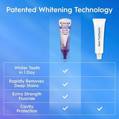 Crest 3DWhite Brilliance Deep Stain Remover Brilliant White Toothpaste - 3.1oz/2pk
