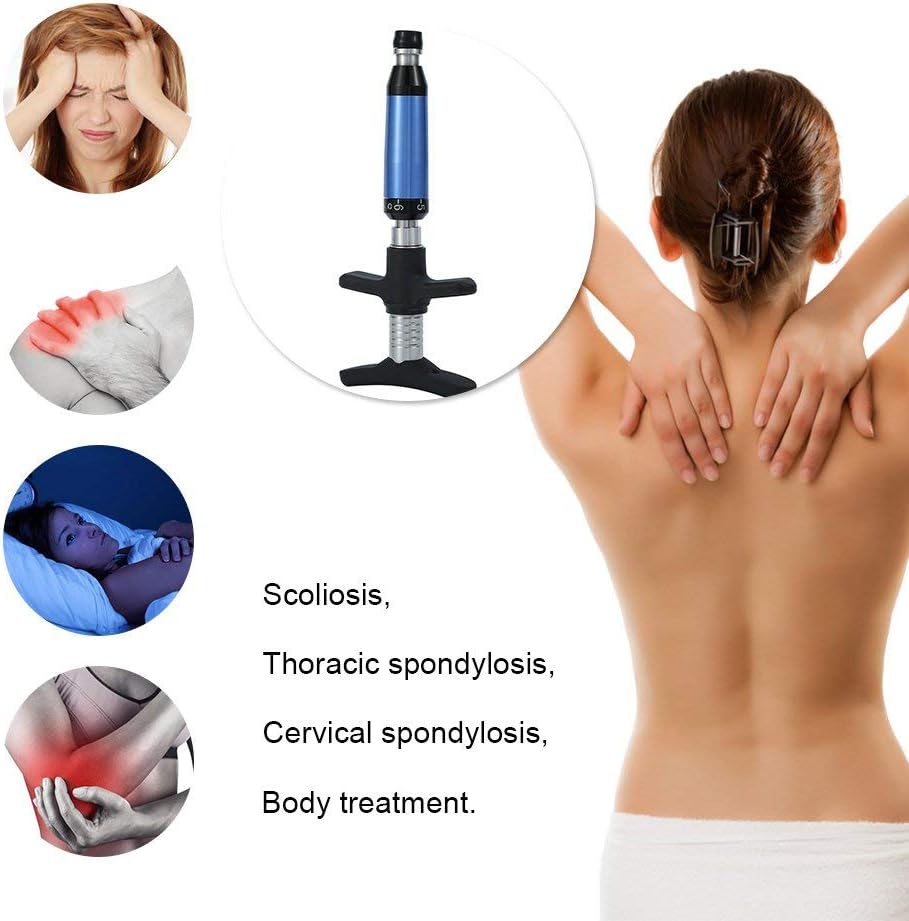 Hongzer Chiropractic Adjusting Tool, 6 Levels Manual Spine Activator Massage Wand for Neck, Back, Shoulders, Joints