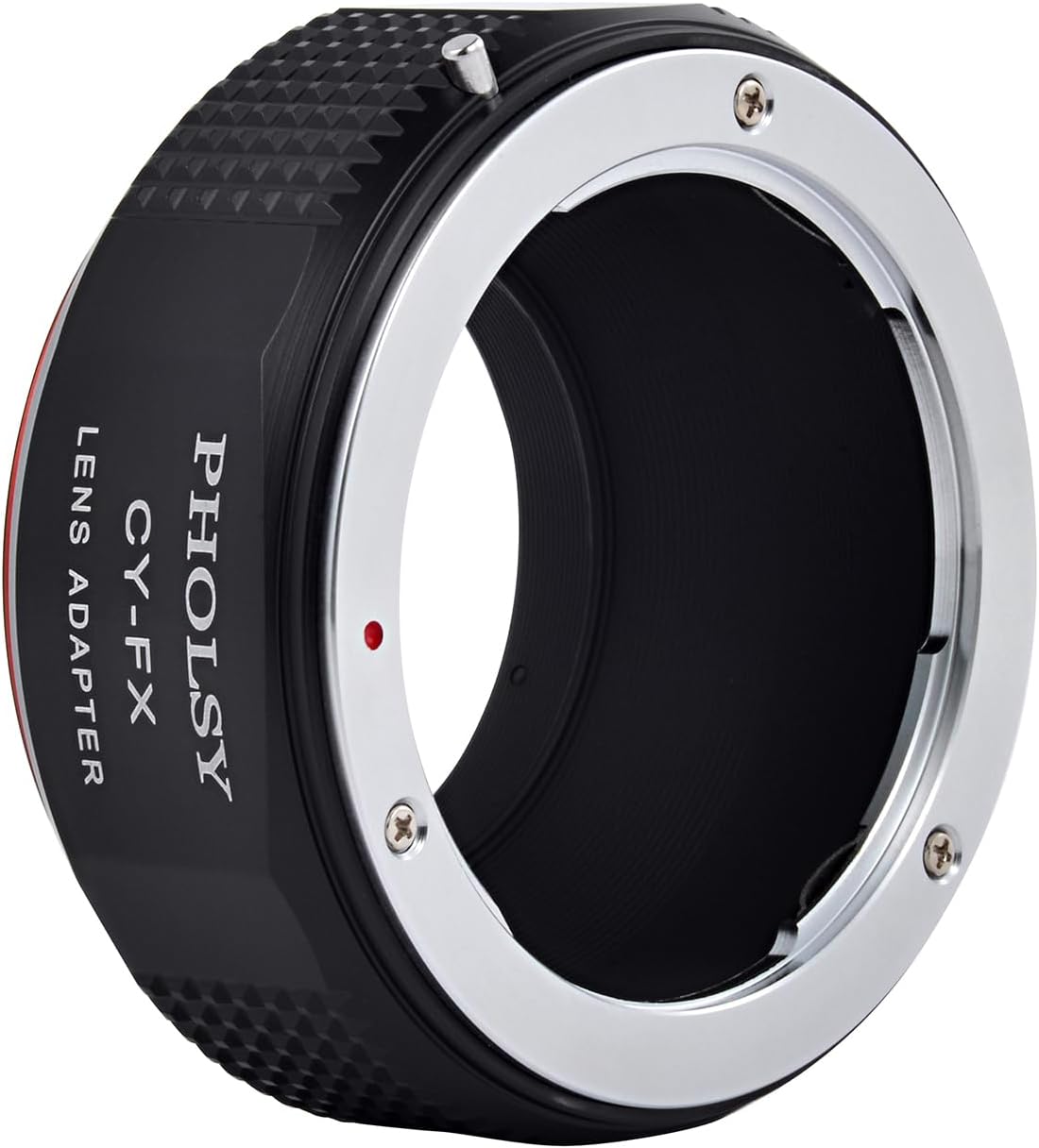 PHOLSY Adapter Ring Compatible with Contax/Yashica CY Mount Lenses to Fujifilm X Mount Camera Body for X-H2S, X-Pro3, X-T5, X-T4, X-T3, X-S20, X-S10, X-T30II, X-E4 etc. CY-FX