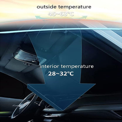 FUDGENGNP Car Sun Shade for Ford Puma/Puma St SUV 2019 2020 2021 2022 2023 2024, Foldable Portabil Windshield Sunshade Cover Against UV Rays Interior Accessories, Silver