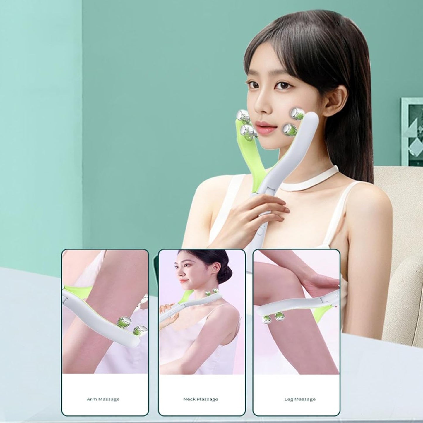Face Massager Roller, Skin Care Roller, Beauty Roller Device, Adjustable Face Roller, Neck Skincare Roller, Facial Sculptor Roller, Face Sculpting Roller, Massage Roller, Beauty Device for Face