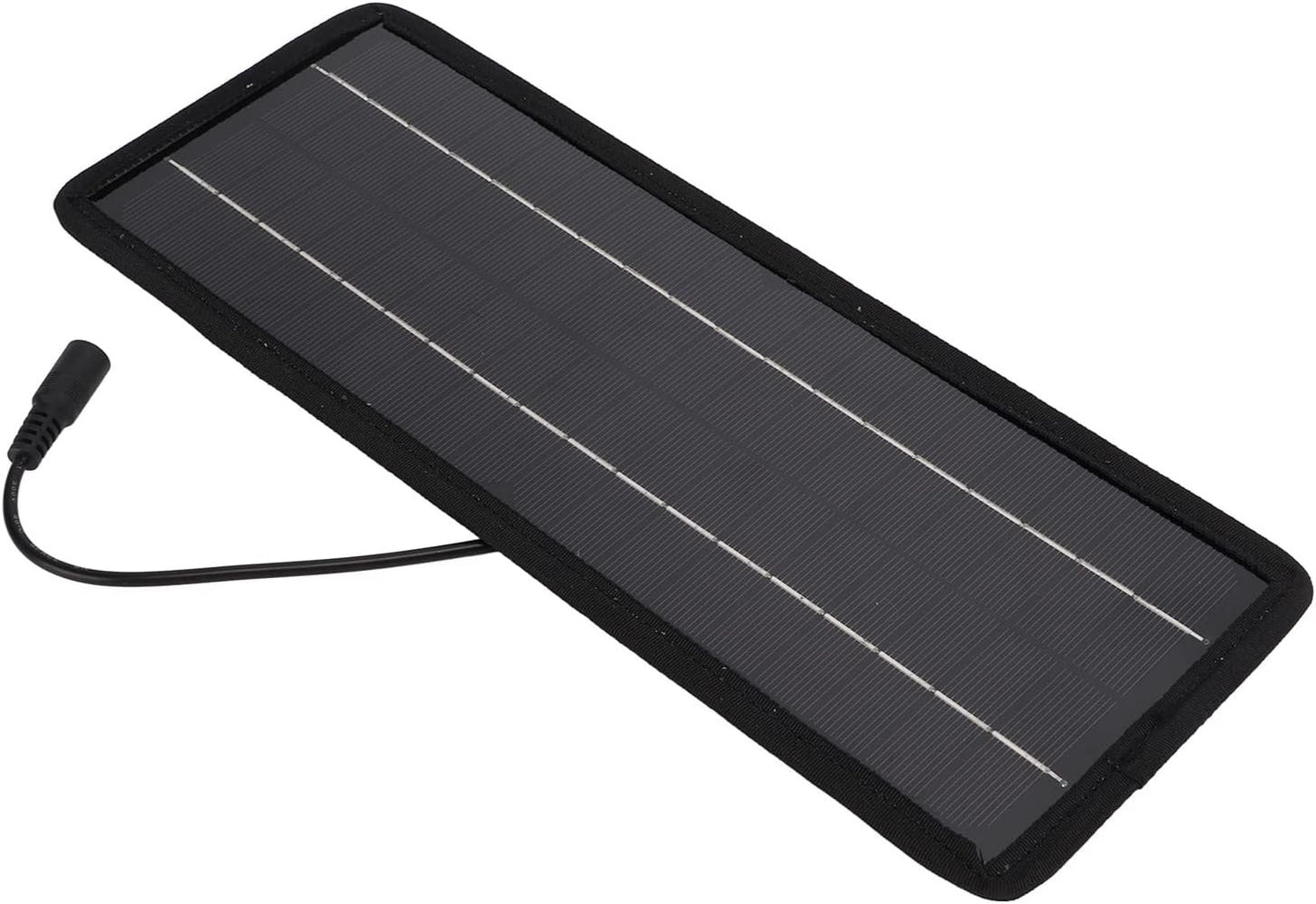 12V Solar Car Battery Charger High Efficiency Portable Solar Panel Power Charger for Cars Boats Automobiles with Universal Socket and Suction Cups Polysilicon Material 4.5W