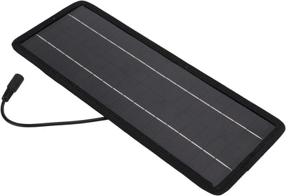 12V Solar Car Battery Charger High Efficiency Portable Solar Panel Power Charger for Cars Boats Automobiles with Universal Socket and Suction Cups Polysilicon Material 4.5W