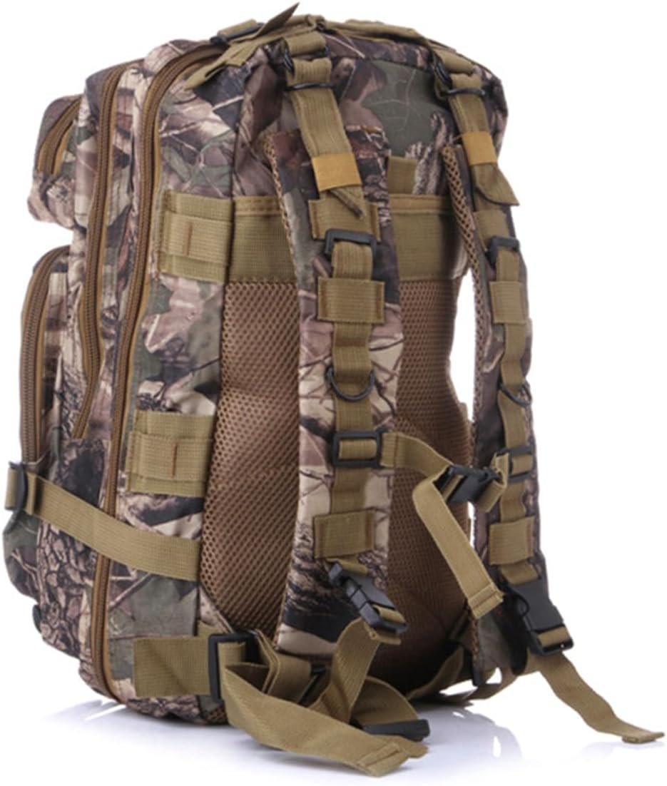 Kisangel Small Hiking Backpack Camouflage -35l Men's Travel Pack Outdoor Adventure Gear