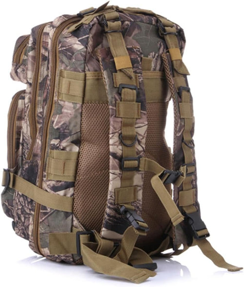 Kisangel Small Hiking Backpack Camouflage -35l Men's Travel Pack Outdoor Adventure Gear