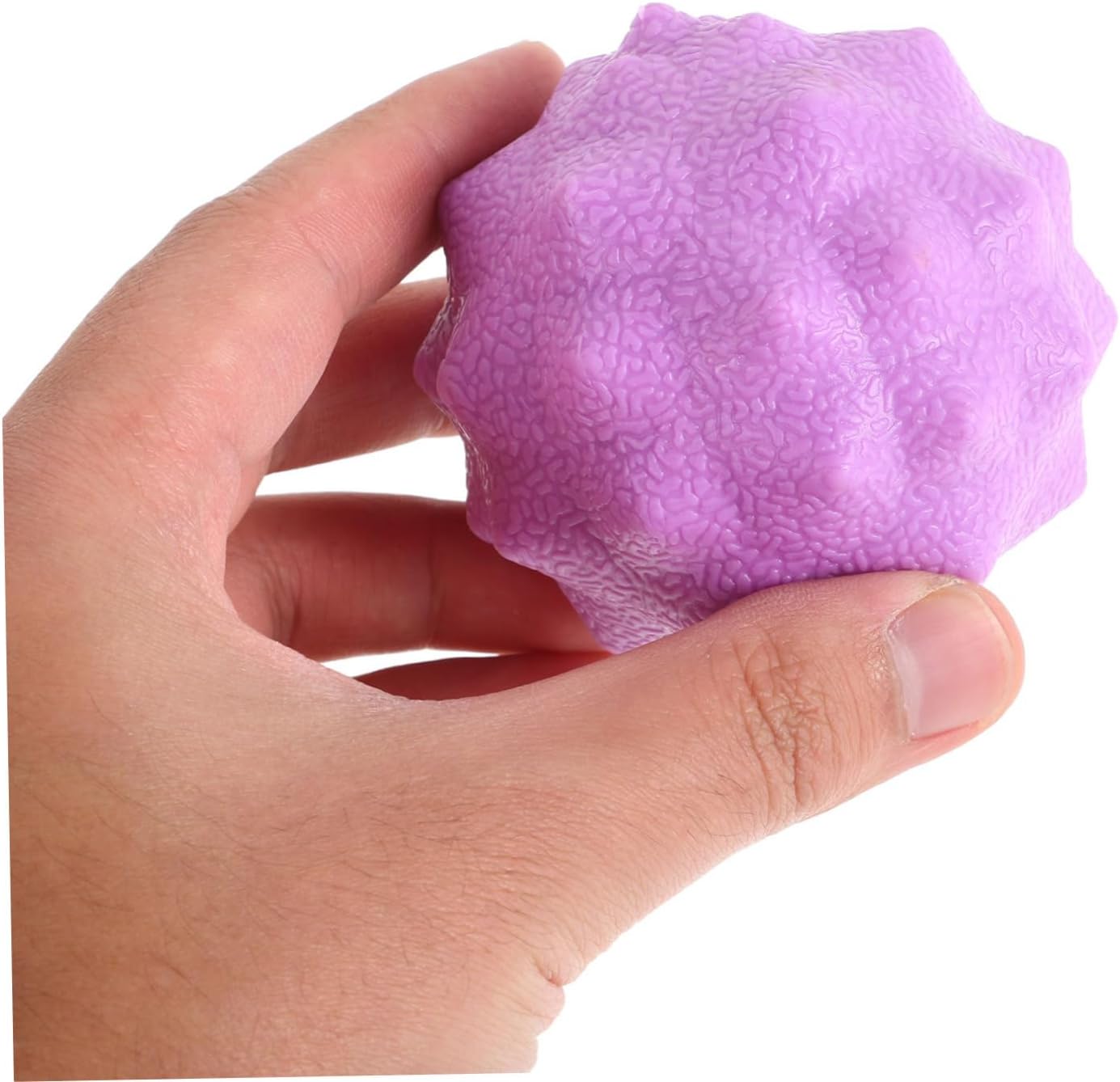 UKCOCO Palla massaggiatore Muscolare Sedia a Sfera per Yoga massaggiante alle Arachidi Sfera Elastica del Polso Strumento per Il Massaggio della Fascia TPR Verde Chiaro