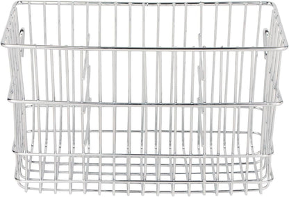 Hanging Metal Wire Cutlery and Utensil Storage Organizer Bin for Kitchen, Pantry, Table and Countertop by Home Basics | Utensil Caddy Holds Forks, Knives, Spoons, Napkins - 3 Sections