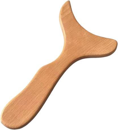 Massaggiatore Per Cuoio Capelluto In Legno, Spazzola Massaggiante Naturale Portatile in Legno, Accessorio Benessere Manuale Multifunzione per Ridurre Stress, Mal di Testa e Trattamenti Viso e