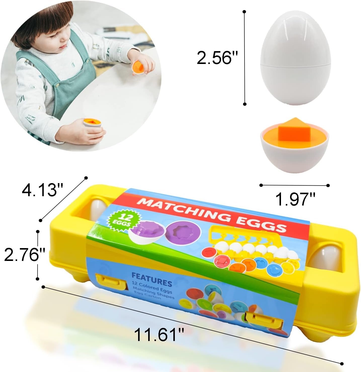 Toddlers Montessori Toys for 1 2 3 Year Old Kids，Stacking Cups Learning Educational Eggs Kids Girls Baby Toys 12 18 Months Development Sensory Bath Toys Shape Sorter Plan Toy Gifts Girls Boy Age 1-3
