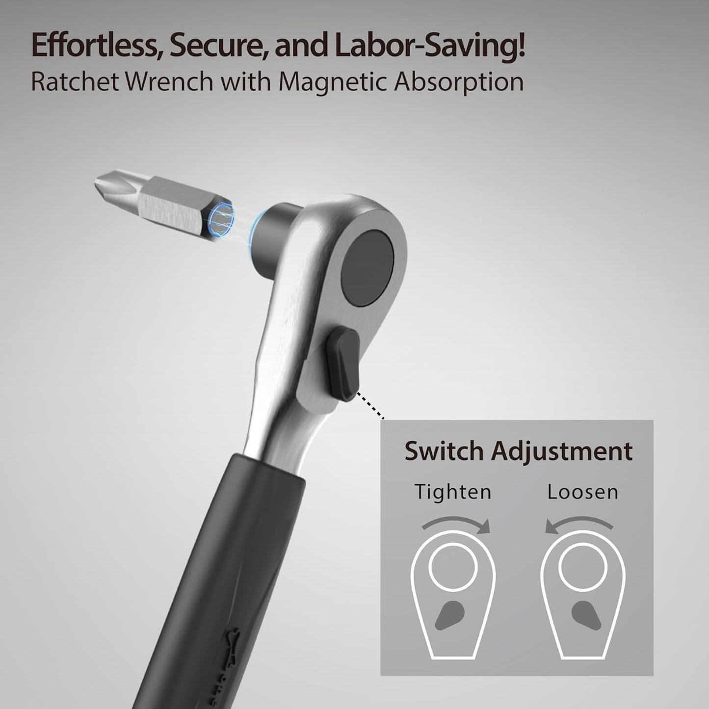 BONE 12-in-1 Portable Bike Tool Kit Lite, Compact Bicycle Maintenance Capsule with Ratchet Wrench Tool Set, Mini Essential Accessories for Bikes and Home, All-in-One Emergency Repair Solution