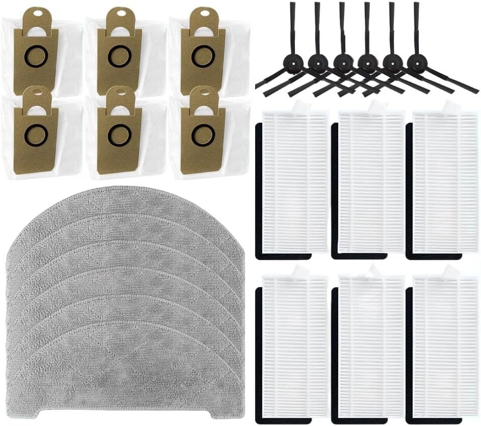 Cleaning Essentials Pack compatibile con aspirapolvere IMOU RV1 Pro Max, include molteplici accessori utili per migliorare le prestazioni