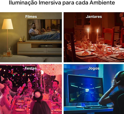 TP-Link Tapo Smart Wi-Fi Light Bulb, Multicolour, E27, 60W Equivalent, Preset, Schedule & Timer, Sunrise and Sunset Modes, Voice & Remote Control, Away Mode, No Hub Required (Tapo L530E)